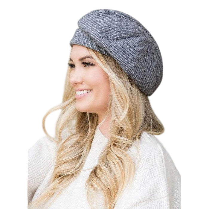 Fold Over Beret for Travel - Stylish Accessory