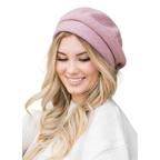 Fold Over Beret for Travel - Stylish Accessory