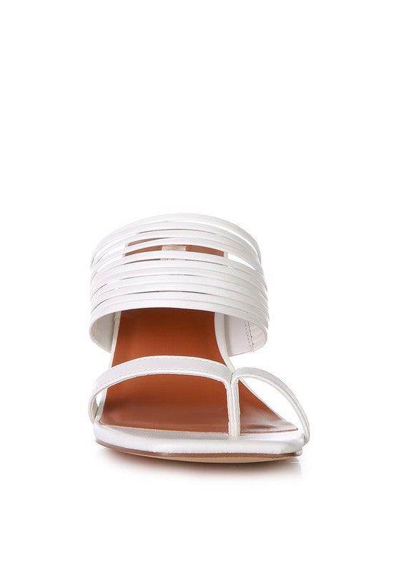 Follow Me Mid Block Heel Sandals - VacationGrabs