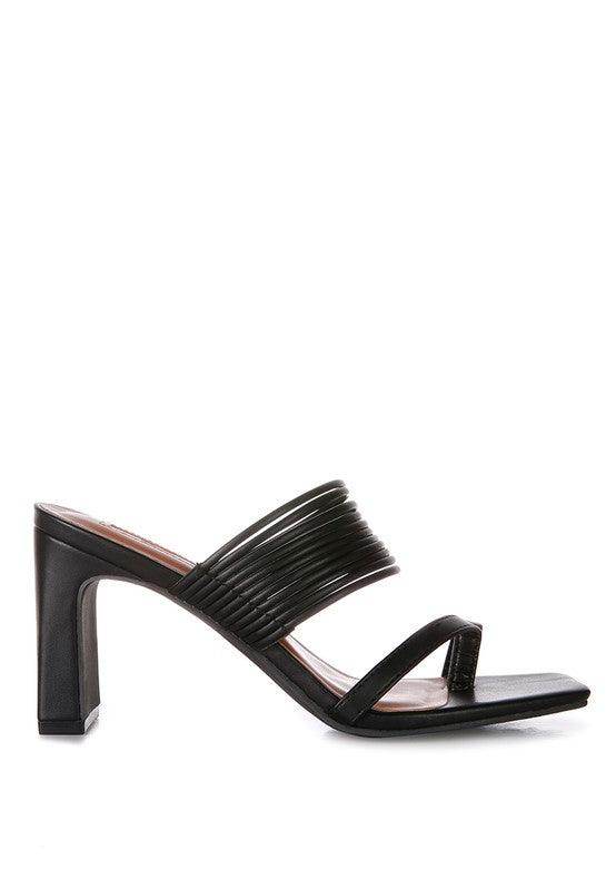 Follow Me Mid Block Heel Sandals - VacationGrabs