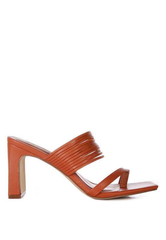 Follow Me Mid Block Heel Sandals - VacationGrabs