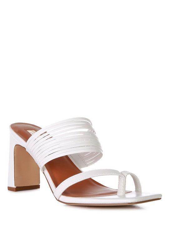 Follow Me Mid Block Heel Sandals - VacationGrabs