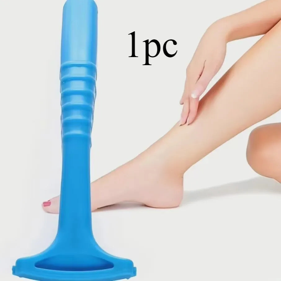 Blue foot callus remover tool for smooth, soft feet