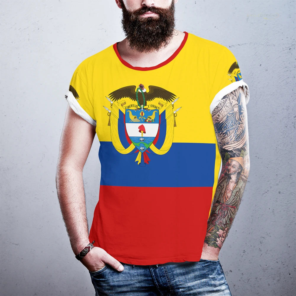 Men's Ecuador flag football soccer jersey, vibrant colors for fans
