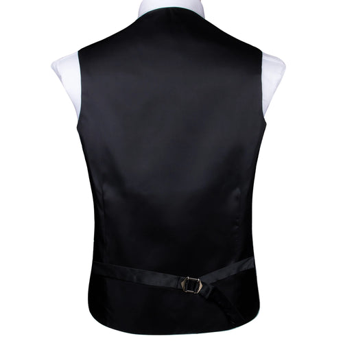 Black formal wear for mens vest, perfect for weddings and events