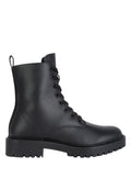 Forter Faux Leather Lace Up Boots
