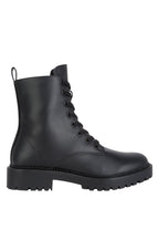 Forter Faux Leather Lace Up Boots