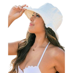 Frayed Edge Canvas Bucket Hat