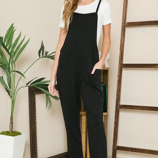 Women's Jumpsuits & Rompers French Terry Overall-2 Colors
