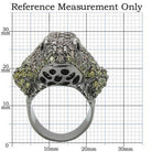 Stylish frog lovers jewelry for women featuring a detailed frog-shaped ring with sparkling stones