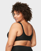 SheCurve front closure underwire bra in black with comfortable fit and support for everyday wear