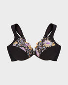 SheCurve front closure underwire bra with floral design for comfort and support