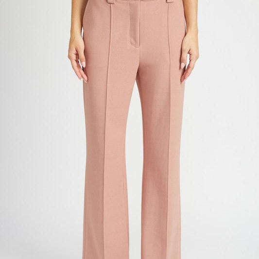 Women's Pants Front Seam Pants With Single Pocket