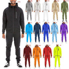 WEIV Men's 2PC Track Sets featuring a full zip jacket and pants in multiple colors
