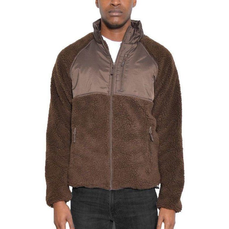 Full Zip Sherpa Fleece Jacket - VacationGrabs