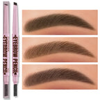 Waterproof eyebrow pencil for women in dark brown for precise definition