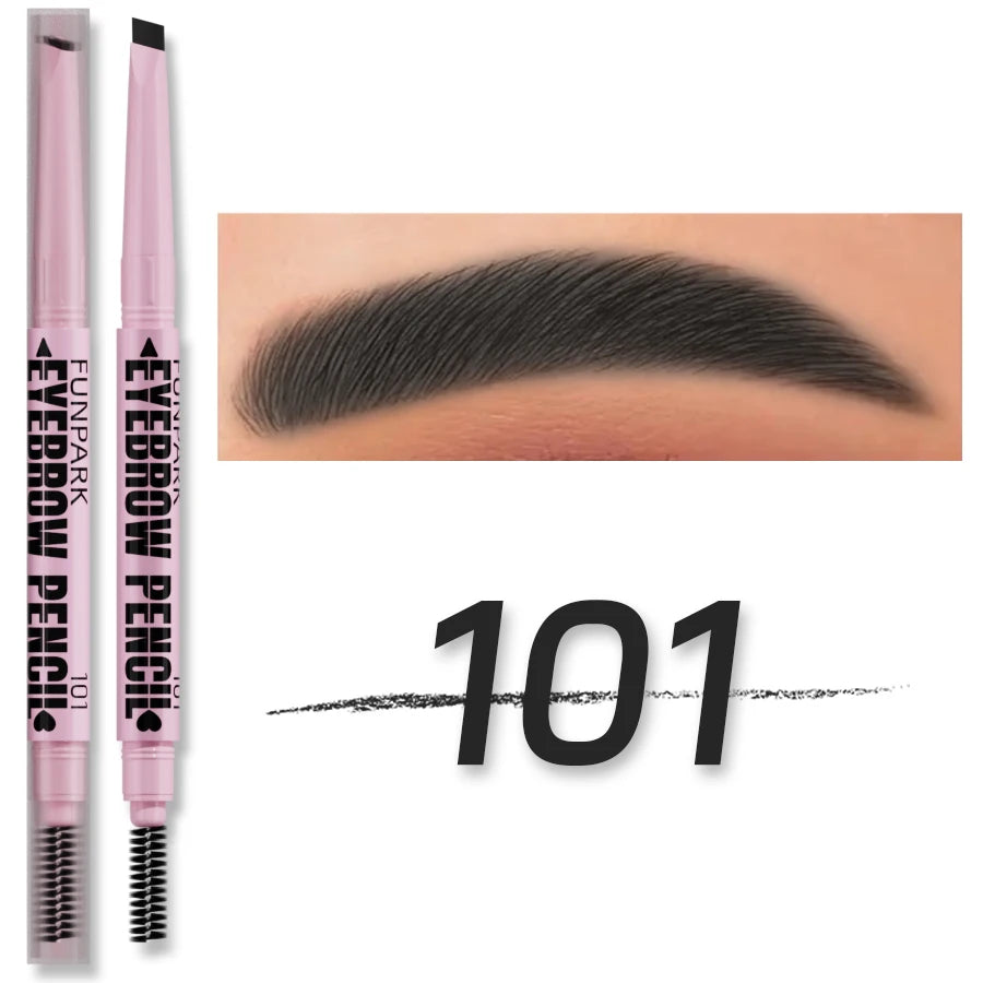 Waterproof eyebrow pencil for women, dark shade for perfect brows