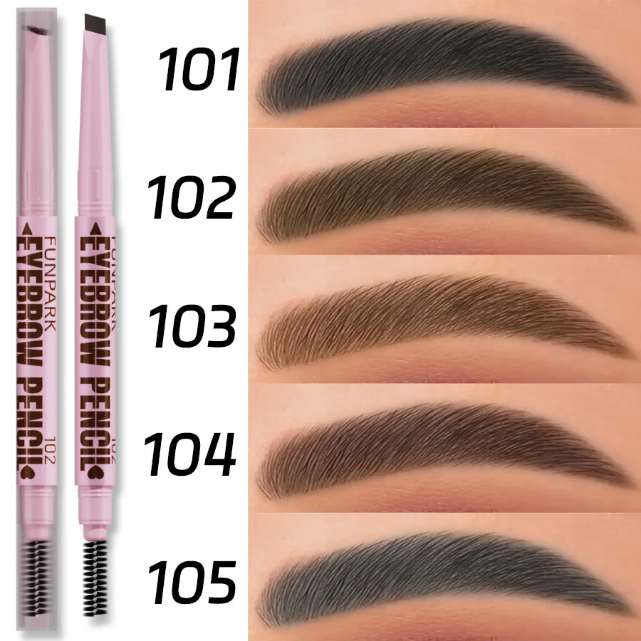 Waterproof eyebrow pencil for women in five shades for defined brows