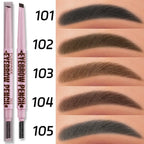 Waterproof eyebrow pencil for women in five shades for defined brows