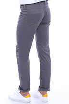 Gabardin Grey Men Pants – side view