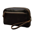 Genuine Leather Clutch Bag for Men Crazy Horse Leather Day