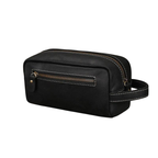 Genuine Leather Clutch Bag with Zipper for Men & Women