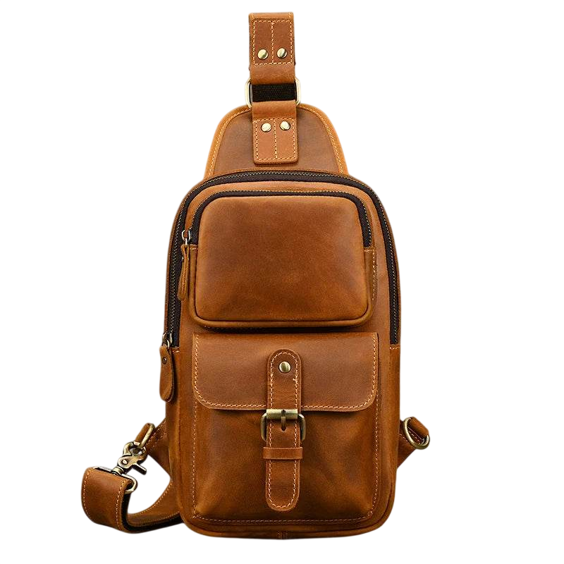 Monedero de cuero genuino, cartera corta de cuero para hombres