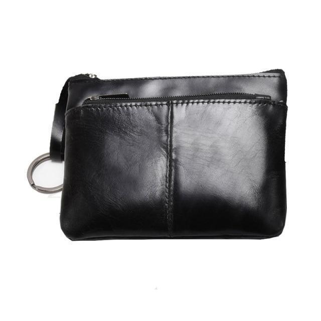 Wallets, Handbags & Accessories Genuine Leather Coin Wallet Pouch Zipper 3 Color Options