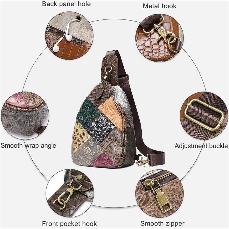Genuine leather hobo bags with multiple features like smooth zipper and adjustable buckle
