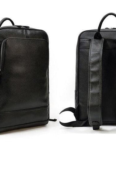 Luggage & Bags - Backpacks Genuine Leather Laptop Backpack 15.6 In Laptop Computer Bag Usb