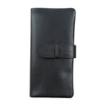 Genuine Leather Long Wallet for Men & Women Anti-Theft Purse