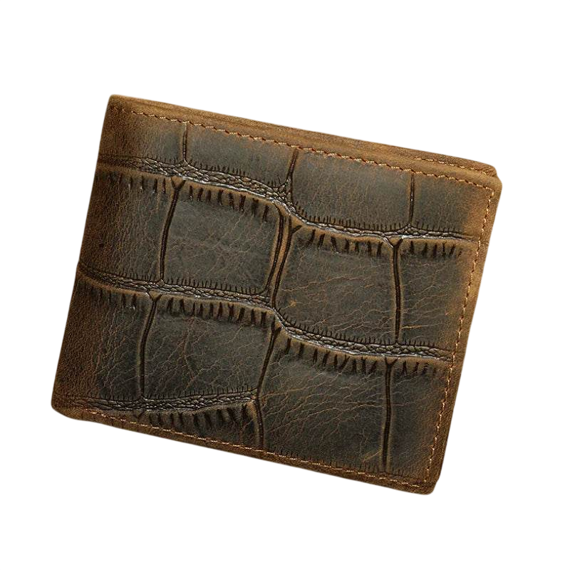 Genuine Leather Money Clip Wallet for Men Slim Cash Bifold