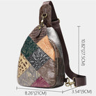 Wallets, Handbags & Accessories Genuine Leather Patchwork Hobo Sling Shoulder Bags For Women
