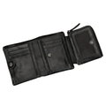 Genuine Leather Short Wallet for Men Bifold Coin Holder Card