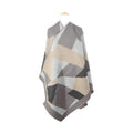 Geometric Pattern Poncho - VacationGrabs