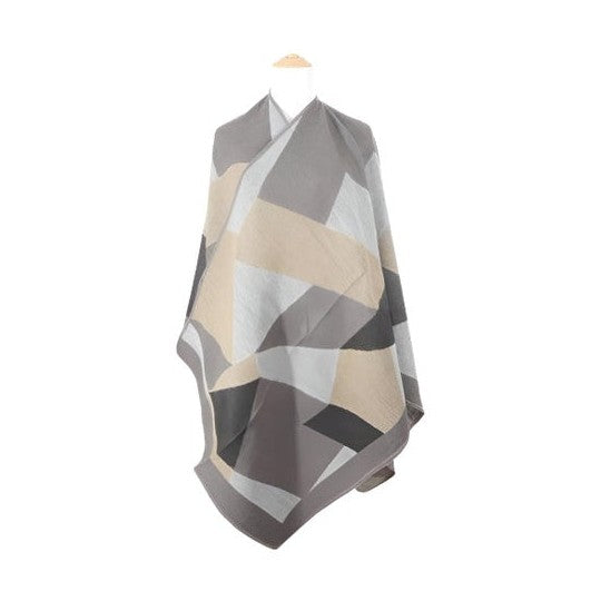 Geometric Pattern Poncho - VacationGrabs