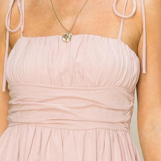 Women's Dresses Get a Clue Tie-Strap Midi Dress