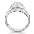 Stunning women's gift jewelry ring with a sparkling center stone and elegant band design