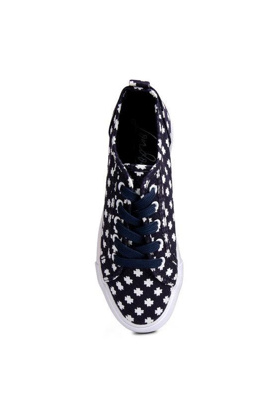 Women's Shoes - Sneakers Glam Doll Knitted Sliver Platform Sneakers