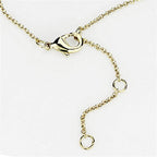 Close-up of a gold butterfly necklace for women with a secure clasp and adjustable chain design