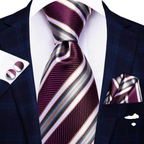 VacationGrabs Gold Paisley Formal Tie for Men