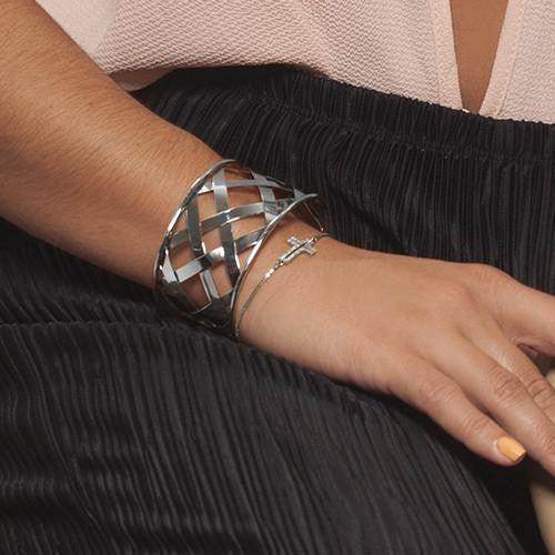 ClaudiaG Collection women's bracelets featuring gold tone cross jewelry for a stylish touch