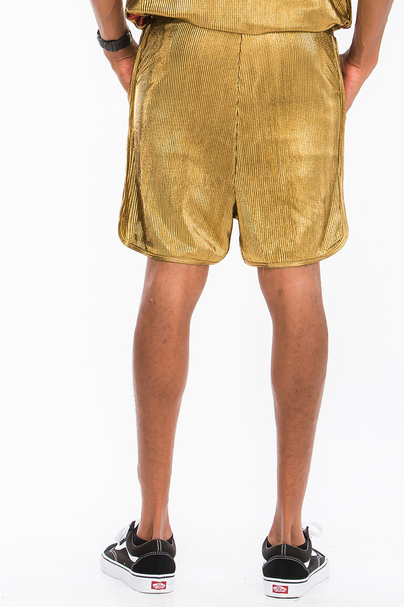 Metallic Boxer Shorts – Knee Length with Drawstring