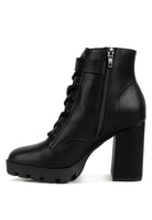 Women's Shoes - Boots Grahams Faux Leather Lace Up Boots
