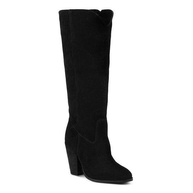 Great-Storm Suede Leather Calf Boots - VacationGrabs