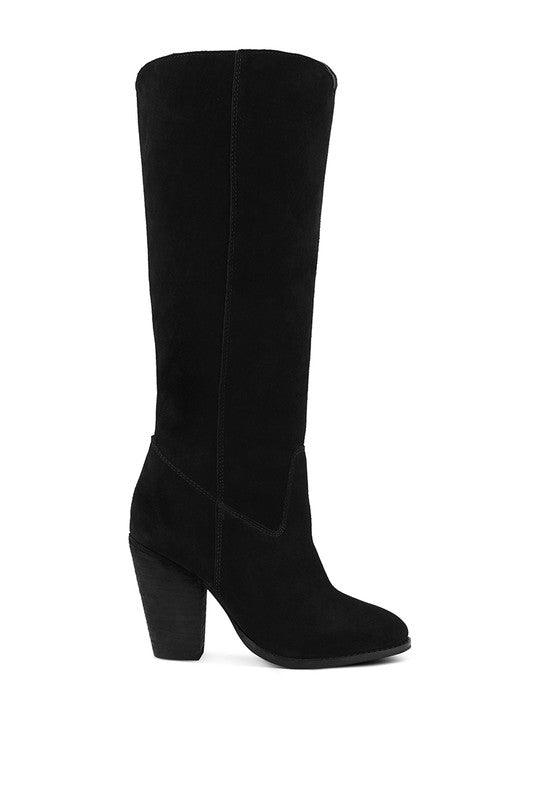 Women's Shoes - Boots Great-Storm Suede Leather Calf Boots