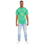 Green Bandana Print Tshirt - VacationGrabs