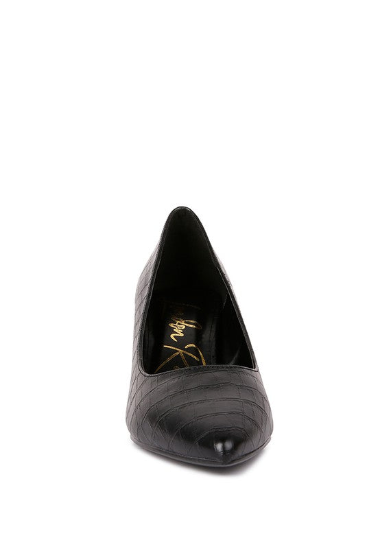 Rag Company women's black dress pumps for travel
