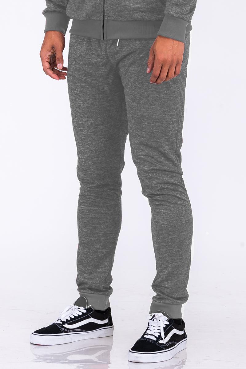 Men's Activewear Grey Marbled Light Weight Active Joggers