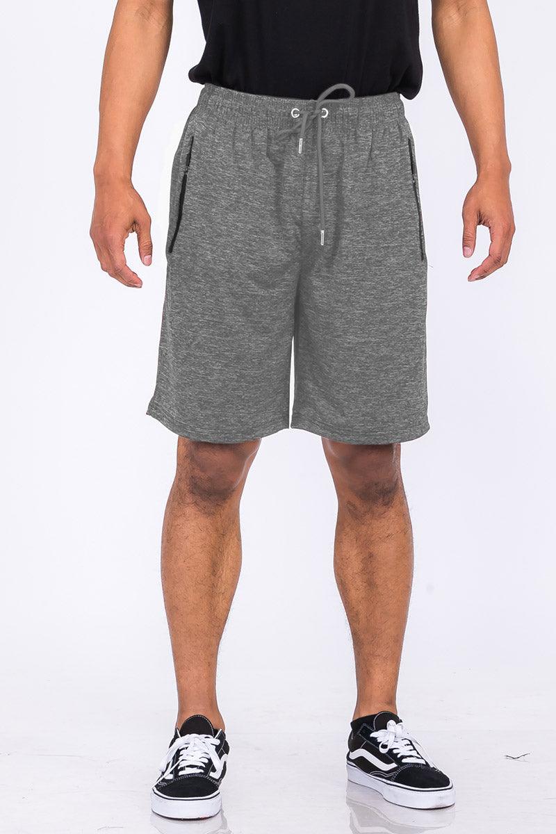 Men's Activewear Grey Marbled Light Weight Active Shorts